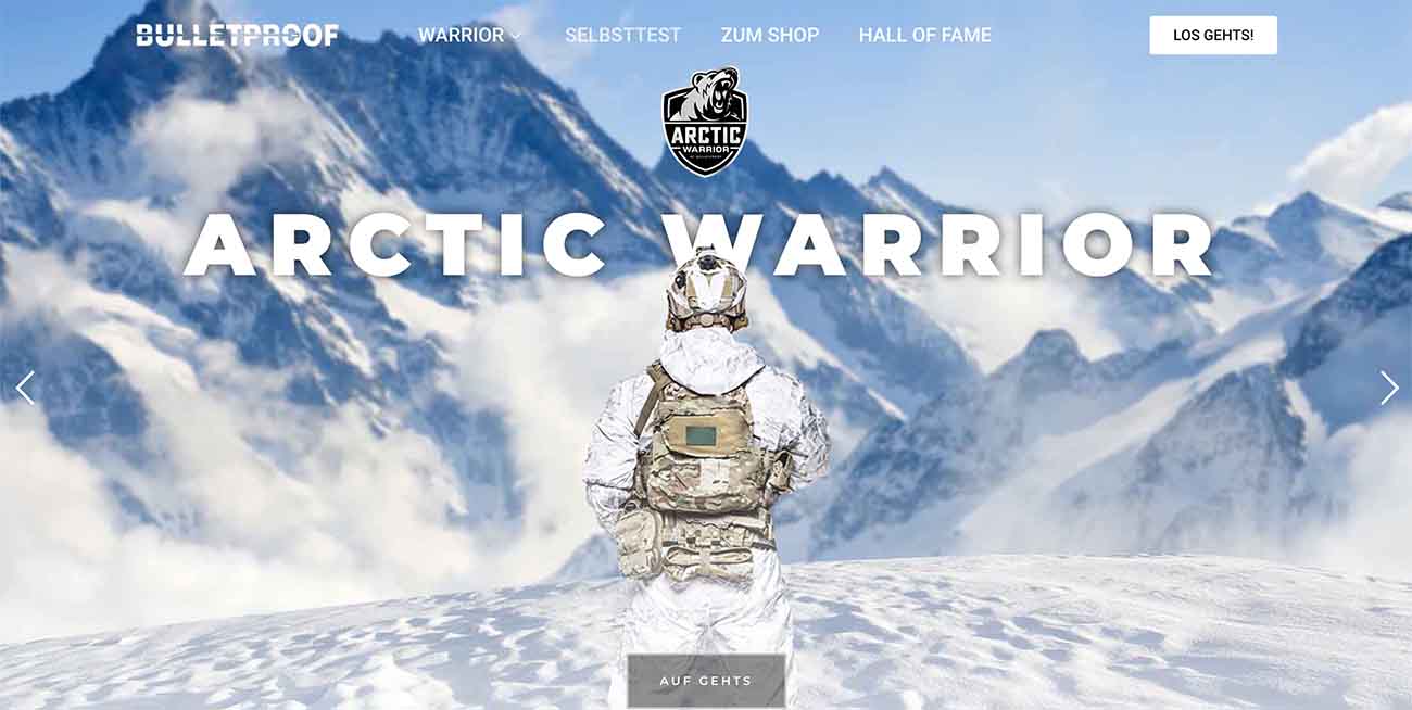 Die Eliteausbildung zum ArcticWarrior Bulletproof